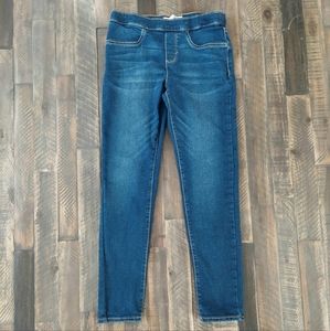 NWOT Girls Levis dark wash pull-on jeggings size 12